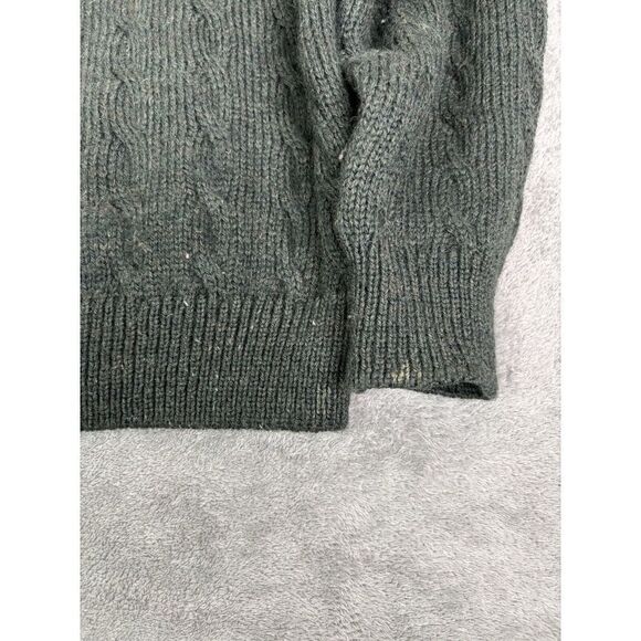 Magee Merino Wool 1/4 Zip Pullover Sweater Men's Size Medium Green - Picture 4 of 10